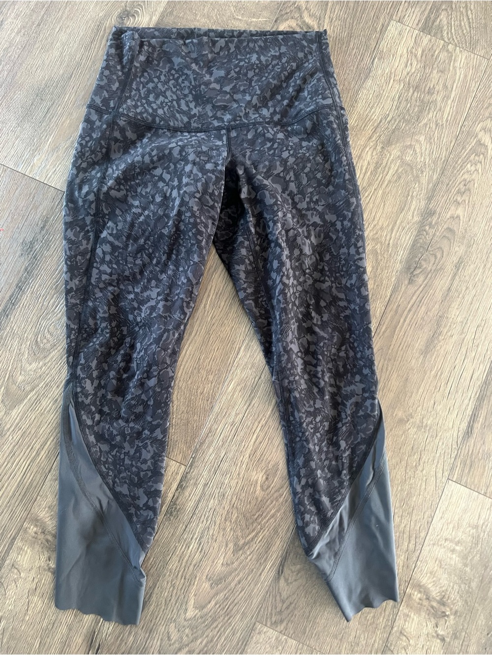 lululemon athletica Black Printed High-Rise Leggings